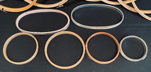 lot 294 image: Variety of 16 Crafting Hoops