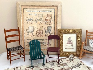 lot 352 image: Fun Miniature Chair Collection and More
