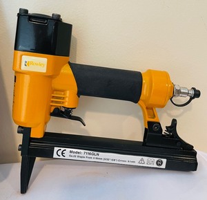 lot 422 image: Rowley Upholstery Air Stapler, Staples and Pamphlet