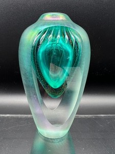 lot 221 image: Brian Maytum Dichroic Art Glass Signed and Dated