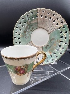 lot 399 image: China Demi Cups and Saucers - Espresso Cups - 8 Sets