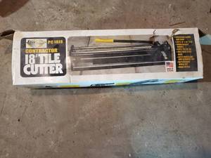 lot 1776 image: FlorCraft PC1818 18 Contractor Tile Cutter (in original box)