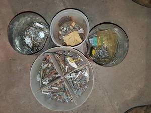 lot 1793 image: Lot of  Hardware - Screws, Nails, Washers, Wall Anchors, Misc. Hardware