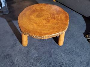 lot 1814 image: 23 Live Edge Wood Table