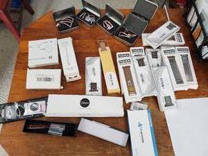 lot 1978 image: Lot of  Watchbands, Charger Cords, Wristbands (New )