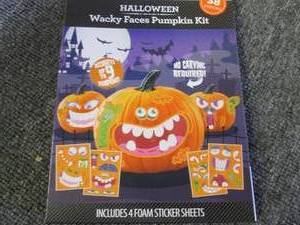 case of 12 new halloween wacky face...