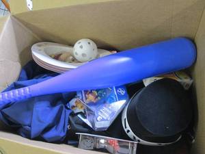 box of toys and other misc...