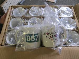 case of 36 squid game 11oz mugs...