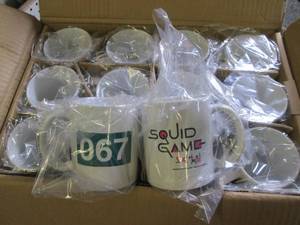 case of 36 squid game 11oz mugs...