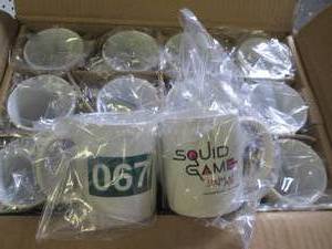 case of 36 squid game 11oz mugs...
