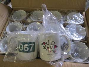 case of 36 squid game 11oz mugs...