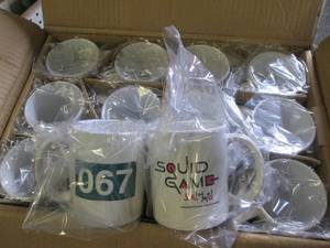 case of 36 squid game 11oz mugs...