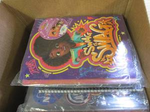 box of 5 new binder sets overstocks...