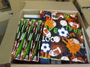 box of 3-ring binders new overstock...
