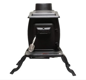 lot 8 image: United States Stove Co. 900 Sq. Ft. Cast Iron Log Wood Stove
