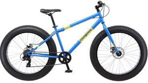 lot 49 image: Mongoose Dolomite 26 in. 7-Speed LIght Blue Mens Fat Tire Mountain Bike