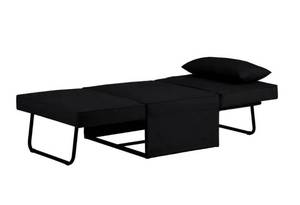 lot 80 image: Relax A Lounger Madison Convertible Ottoman Chaise Lounge in Charcoal