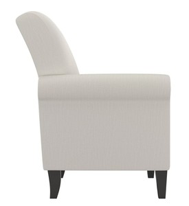 lot 81 image: Hardy Living Jean Set of Two Off-White Alabaster Herringbone Upholstered Rolled Arm Chair