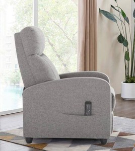 lot 74 image: Fenbao Gray Massaging Home Theater Reclining Chair