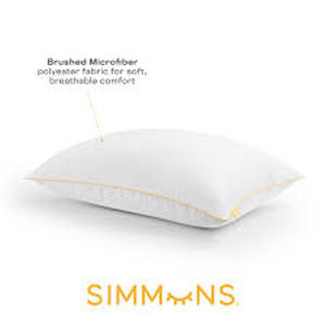 lot 3 image: Simmons Soft Touch Bed Pillow 2 Pack, StandardQueen