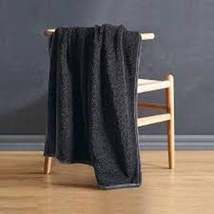 lot 9 image: Amari Teddy Faux Fur Throw  Dark Gray
