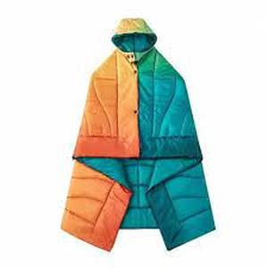 lot 11 image: Weatherproof Vintage Outdoor Blanket GreenOrange