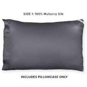 lot 16 image: Night Skincare Pillowcase, Gray  Queen