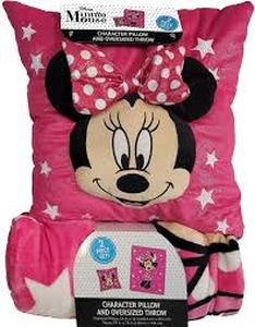 lot 39 image: Jay Franco Character Pillow & Throw Set  Minnie Mouse