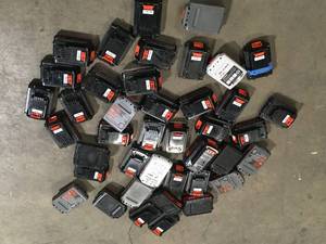 Mix Lot of Black & Decker Batteries, Customer returns, Review all pictures