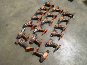 Mix Lot of Ridgid Drills, Customer returns, Review all pictures