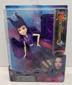 Disney Hasbro Descendants 3 Dragon Queen Mal Doll With Expanding Wings NIB