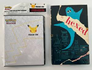 (New) Pokemon 25th Anniversary First Partner Collectors Binder & Vintage Hexed Jigsaw Puzzle