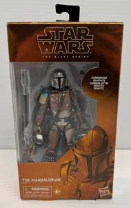 Star Wars Black Series #94 Carbonized Mandalorian 6 Action Figure NIB