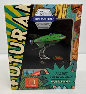 Futurama Planet Express Ship Qmx Mini Master Series Replica Figure Art NIB