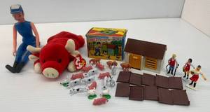 Group Of Vintage Toys Including Very Rare Doll And More