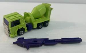 1980s G1 Transformers Devastator Constructicons Mixmaster (Missing Some Pieces)