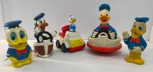 Group Of Misc. Vintage Donald Duck Toys