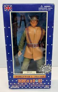 1997 Formative International Co. Soldiers Of The World (World War I 1914-1918 British Machine Gunner) Action Figure NIB