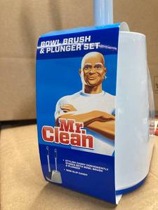 Plunger and Toilet Bowl Brush Set