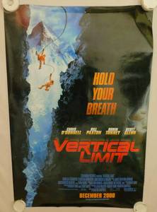 2000 Vertical Limit Double Sided Original Advance Movie Theater Poster