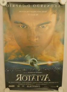 2004 The Aviator  Double Sided Original Movie Theater Poster