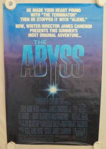 1989 The Abyss Single Side Original Movie Theater Poster