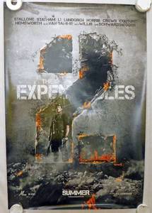2012 The Expendables 2  Double Sided Original Advance Movie Theater Poster