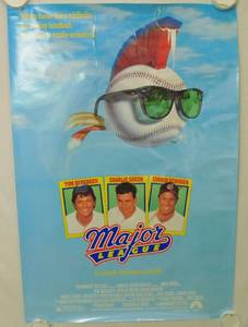 1989 Major League Side Original Movie Theater Poster