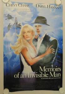1992 Memoirs of an Invisible Man Double Sided Original Movie Theater Poster