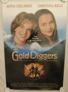 1995 Gold Diggers The Secret of Bear Mountain  Double Sided Original Movie Theater Poster