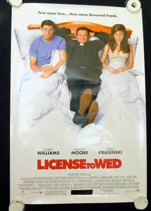 2007 License to Wed Double Sided Original Advance Movie Theater Poster