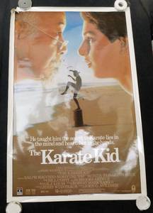 1984 The Karate Kid Single Side Original Video Movie Theater Poster