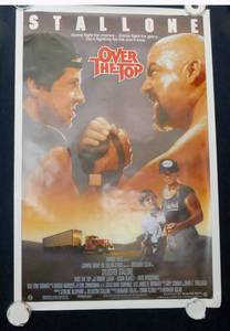 1987 Over the Top Double Sided Original Movie Theater Poster