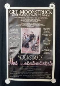 1987 Moonstruck Double Sided Original Movie Theater Poster